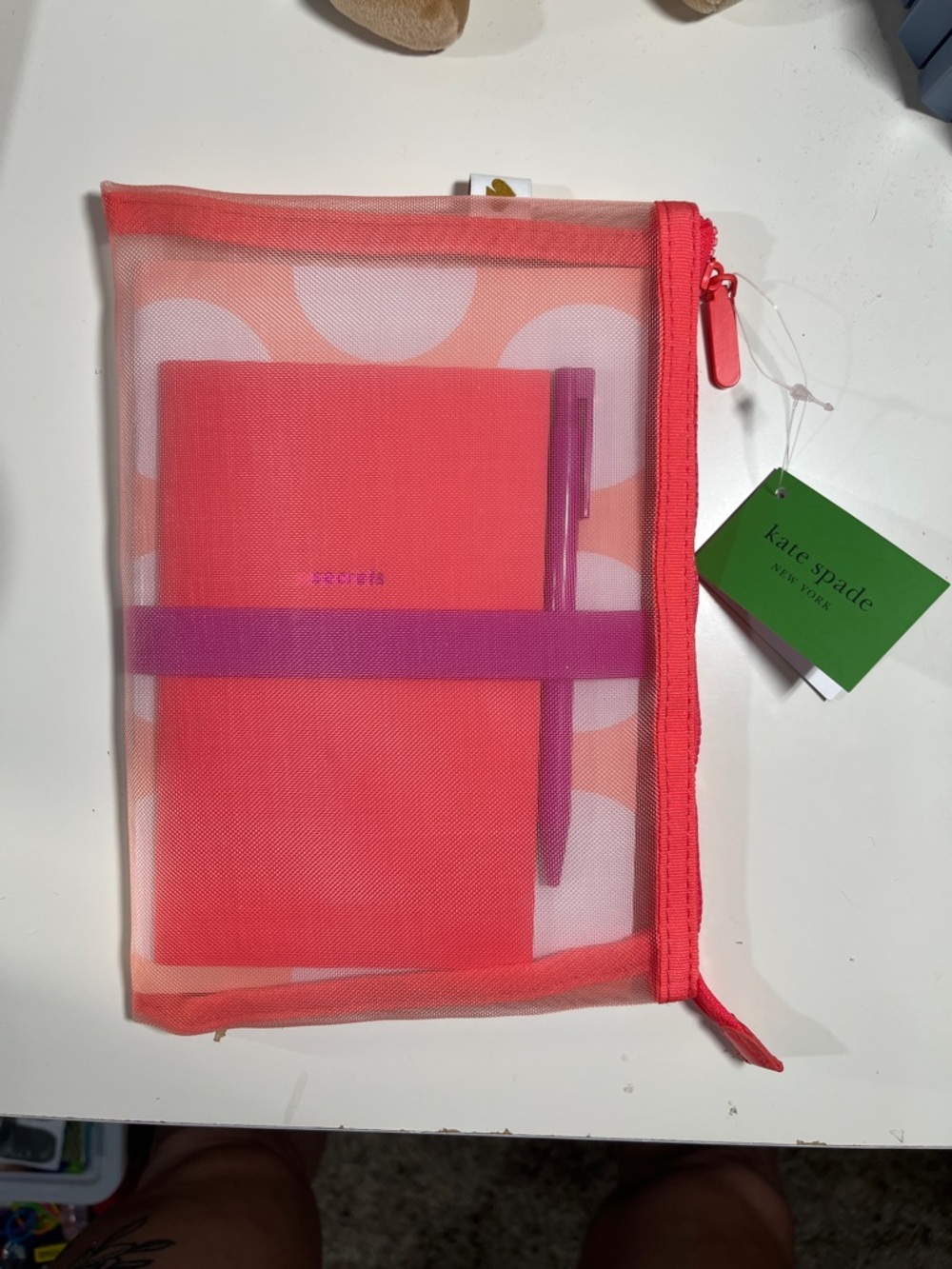 Kate Spade ♠️ Jotter Pouch with two sized journals an pen.